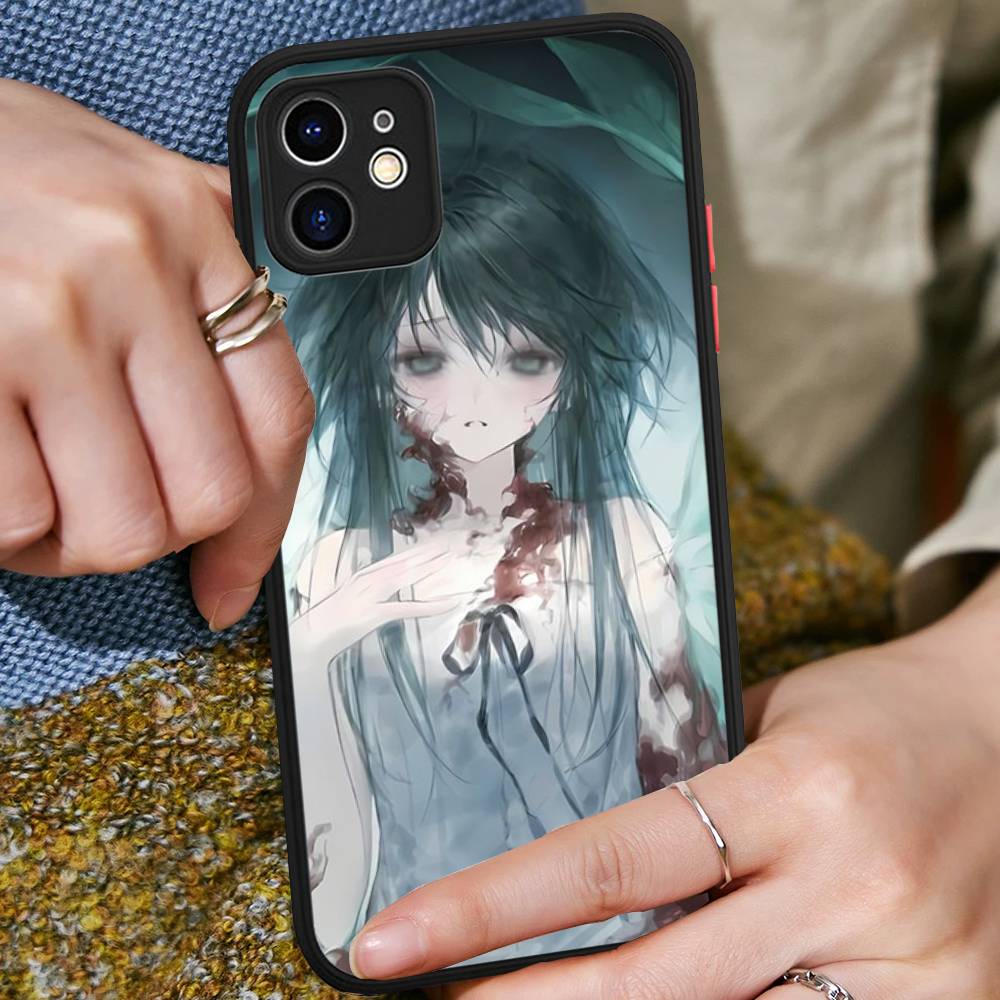 The Song Of Saya Horror Game For IPhone Air 16 15 14 Plus 13 12 11 Pro Max Matte Cover Jelly Shockproof Phone Case