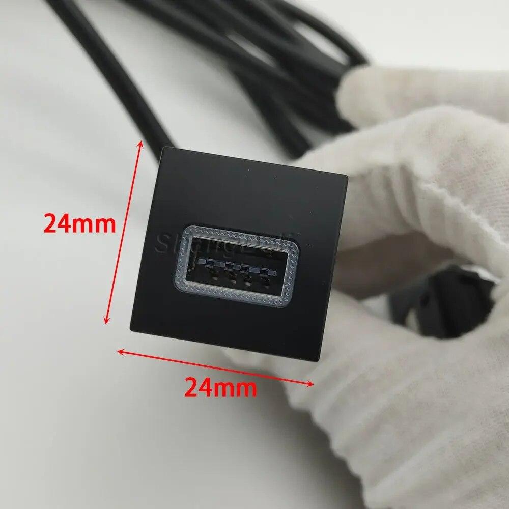 Автомобильное USB-зарядное устройство для VW Golf 6 Jetta 5 MK5 Scirocco 2006-2012 PD Quick Charge QC3.0, кнопка автомобильного адаптера для зарядки телефона