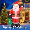 7.87FT Inflatable Toy Santa Claus Gift Bag with LED Lights Xmas Yard Lawn Party Decoration Christmas Home Supplies Ornament Gift