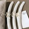 Clothes Hanger Pastoral Style High Quality Flower Embroidery Solid Color Sponge Simple Modern Retro Chinese Adult Home Storage
