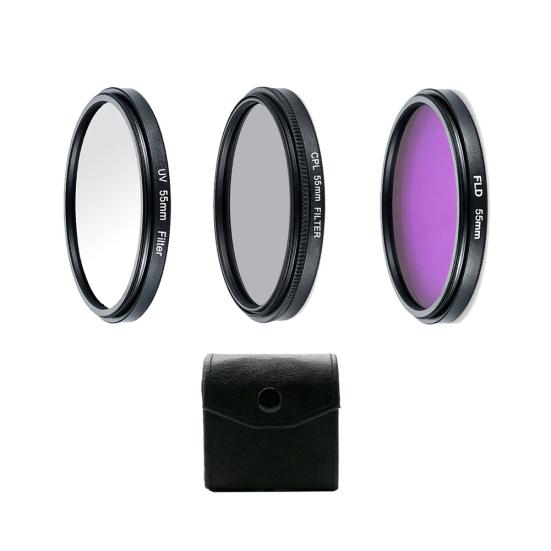 Профессиональный комплект фильтров для фотосъемки UV CPL Polarizer FLD для зеркальных камер