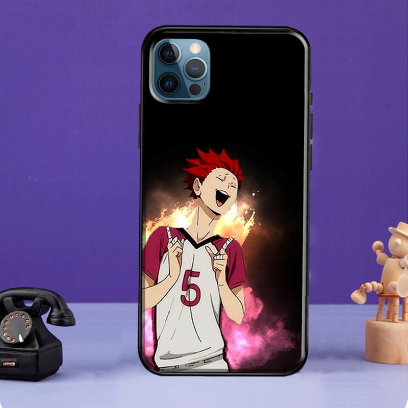 Чехол аниме Haikyuu для iPhone 13 11 14 Pro Max 12 mini полное покрытие для iPhone XR XS Max X 7 8 Plus SE 2020