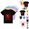Us Among Impostor Tshirt Children Summer Round Neck Print Casual Short Sleeve