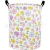 Girls Laundry Hamper Basket, Pink Bowknots
