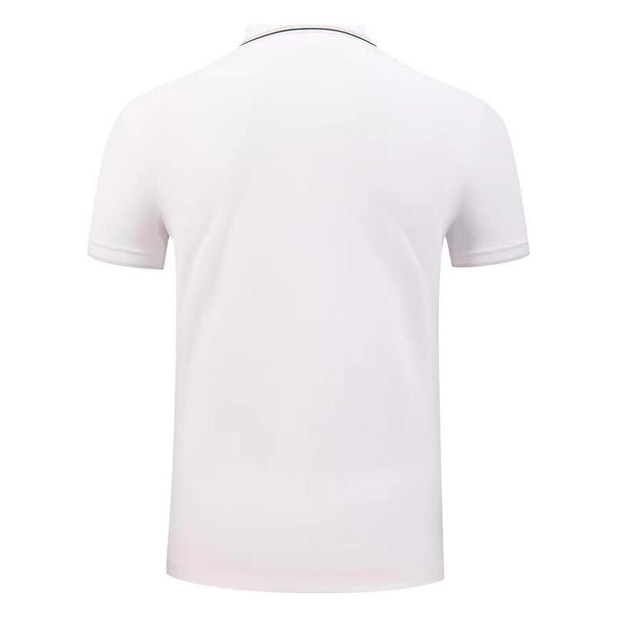 Новая летняя рубашка-поло с вышивкой, хлопковая мужская дышащая рубашка высокого качества с короткими рукавами, деловая повседневная рубашка-поло для мужчин