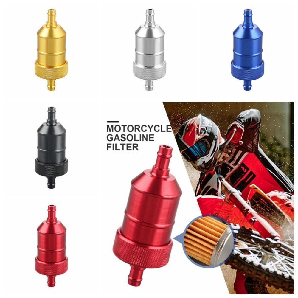 Алюминий Цинк Цинковый сплав Автомобильный Бензиновый Дизельный Встроенный 8мм Мотоциклетный Бензиновый Фильтр Инструменты для мотоциклов