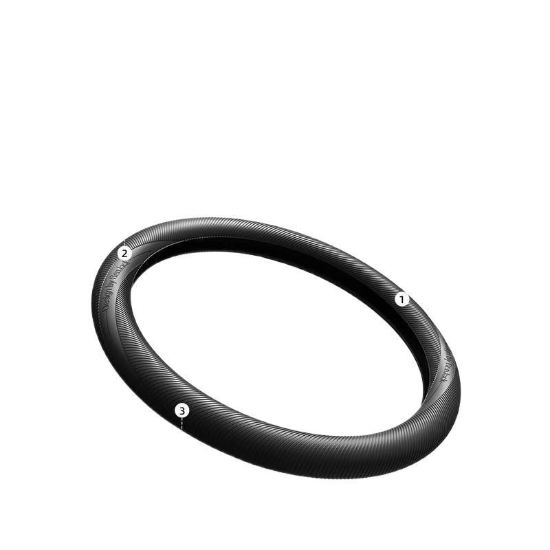 Ультратонкая силиконовая накладка на руль: Нескользящий захват, впитывающая пот посадка для идеальных моделей L9/L8/L7/One