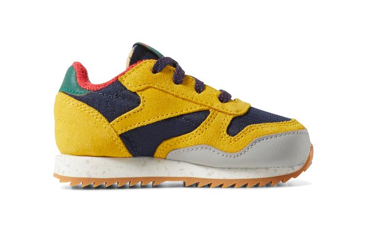 Reebok Классические кожаные низкие детские туфли для малышей и младенцев DV7445