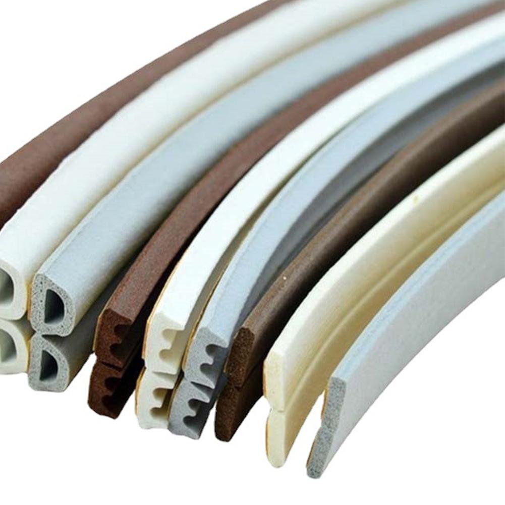 5 м/10 м DIPE самоклеющаяся уплотнительная лента для дверей и окон, резиновая лента для предотвращения столкновений, пенопластовая звукоизоляционная лента