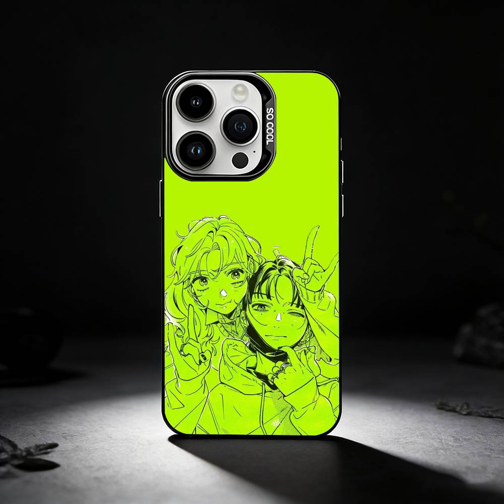 Aya Osawa Mitsuki Koga MitsuAya Phone Case For iPhone 17,16,15,14,13,12,11 Plus,Pro Max,XS,Colored silver phone case