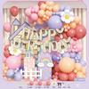 Bow Cartoon Internet Celebrity Balloon Chain Scene Decoration Party Balloon Decoration Birthday Ritual Background Wall