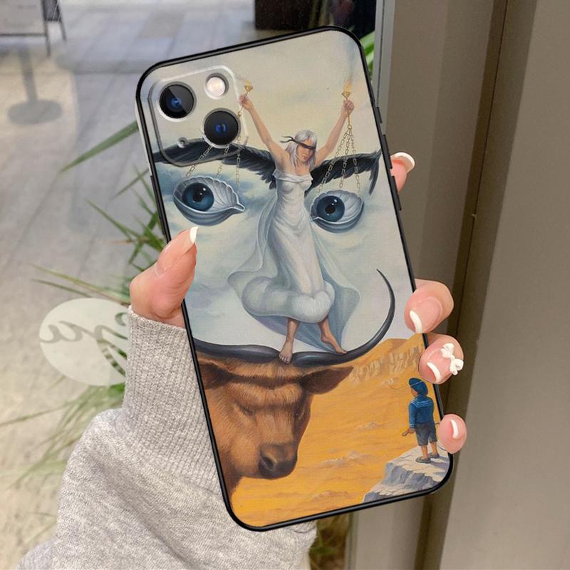 Художественный чехол Сальвадора Дали Для iPhone 17 Air 16 15 14 13 11 12 Pro Max Plus 12 13 Mini 16e 17 Pro Max Задняя крышка