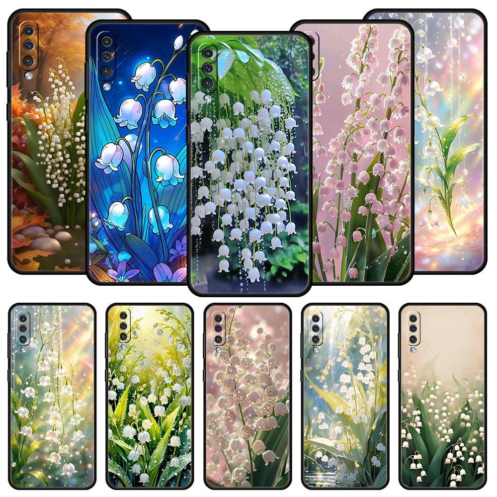 Lily Of The Valley Clear Floral Phone Case for Samsung Galaxy A56 A36 A26 A16 A34 A24 A42 A22 A20 A12 A40 A30 A10 Soft TPU Cover