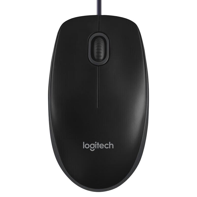 Logitech Проводная оптическая USB-мышь B100