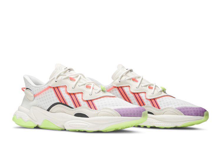 Men's Sneakers adidas Ozweego Chaos Off White/Signal Green/Glory Purple