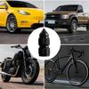 8PCS Spike Tire Valve Stem Caps, Aluminum Alloy Pointed Air Valve Covers, Universal Dustproof Car Wheel Valve Caps for Cars, Trucks, SUVs,