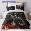 Elden Ring Crown Bedding Quilt Set Quilt Cover Pillowcase Home Decoration Birthday Gift (1 * duvet cover + 2 * pillowcase, without core)