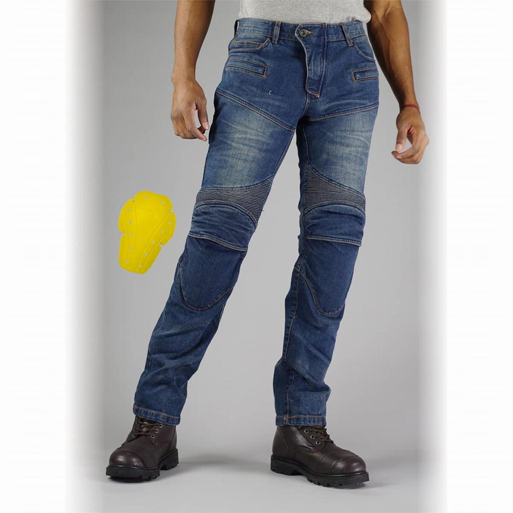 Мотоциклетные джинсы Super Fit KV Denim черные L [KOMINE] PK-7183 07-7183 мужские