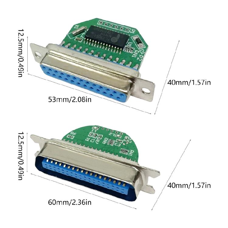 Гибкий USB-адаптер-модуль на 25-контактный 36-контактный для принтеров, сканеров и традиционных устройств с плавной работой