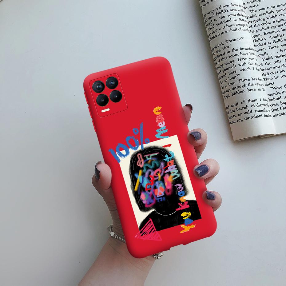 Чехол для Oppo Realme 8 Pro Милый Расписной ТПУ Силикон Ударопрочный Мягкий Задняя Крышка Телефона для Realme 8 Pro Глобальная Версия 6.4" Чехол