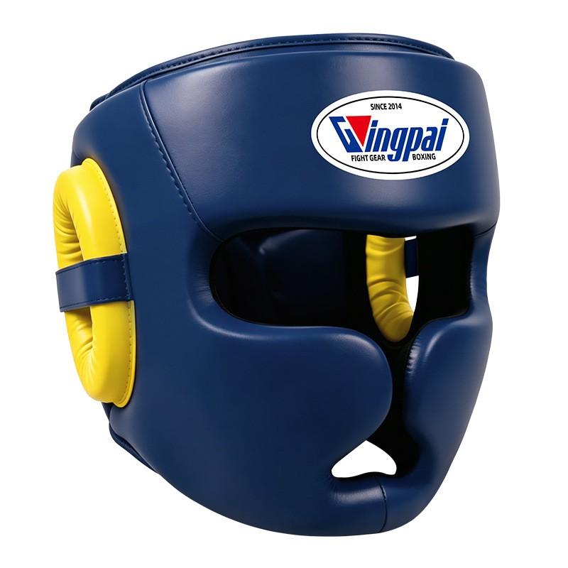 Kids Adult Boxing Headgear Full Face Protection Muay Thai MMA Training With Reinforced Nose Chin Guard