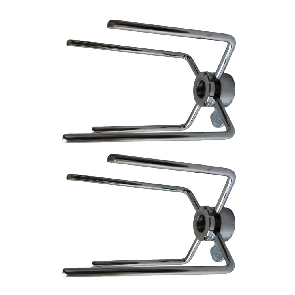 Набор из 2 инструментов для гриля из нержавеющей стали, шампуры для барбекю с равномерным распределением тепла для стейка, курицы, овощей, вилки для барбекю