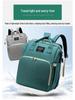 Multifunctional Diaper Backpack & Folding Baby Bed Combo - Stylish 2020 Design for Moms