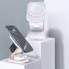 Беспроводное зарядное устройство для iPhone, Android, iWatch для AirPods, складные магнитные беспроводные часы для телефона 3-в-1