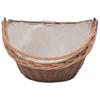 VidaXL Firewood Basket with Handle 60x44x55 Cm Willow
