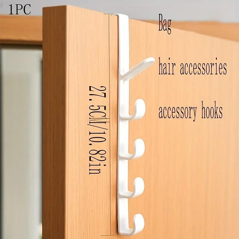 1шт семейный длинный ряд крючков для хранения в спальне, полка для настенного хранения крючков