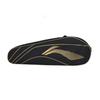 Li Ning Badminton Racket Bags 2 4 Pcs Crossbody Bag Black/Gold Color Unisex ABLV127-1