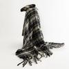 Faux Cashmere Scarf with Plaid Pattern, Thick and Warm, Long Length, Perfect for Autumn and Winter Seasons.