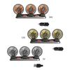 Car Fan USB 5V 12V 24V 2 Speed Electric Car Cooling Fan 3 Head Rotatable Quiet Strong Dashboard Cooling Air Circulators