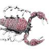 Брошь Булавка Скорпион Стразы Ювелирные Изделия Сверкающее Животное Брошь Декор Одежды