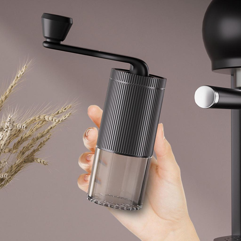 Manual Coffee Grinder   Settings Portable Hand Crank Coffee Bean Grinder for Home Travel and  