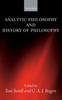 Книга Analytic Philosophy and History of Philosophy