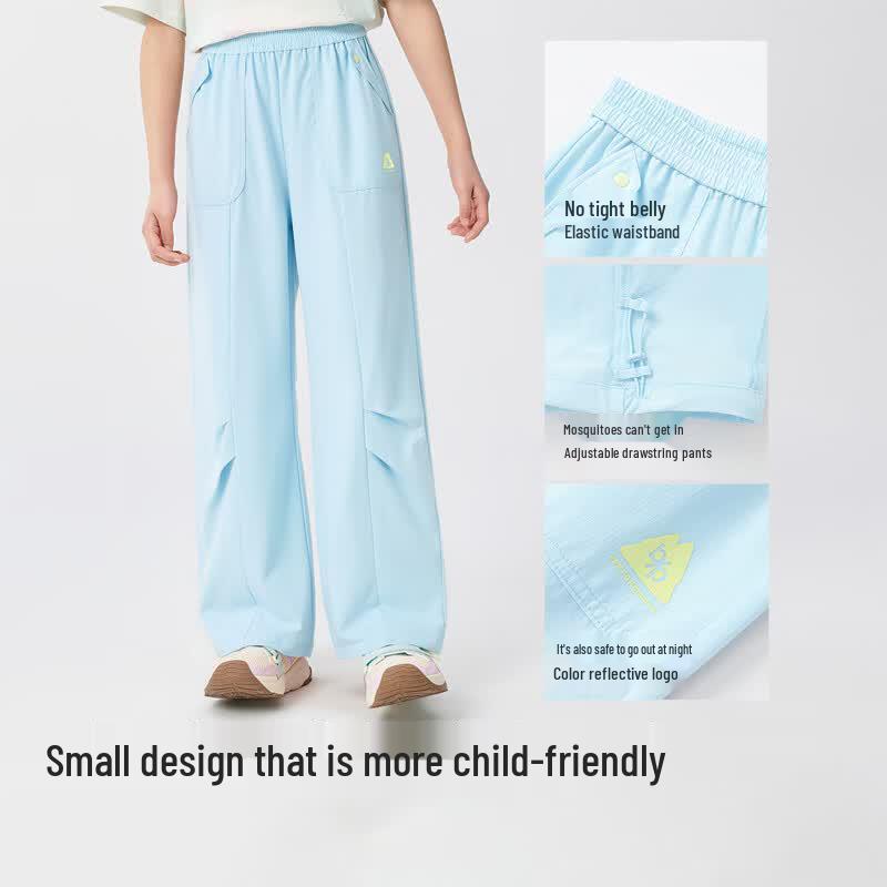 Balabala Girls' Lightweight Quick-Dry Cargo Pants