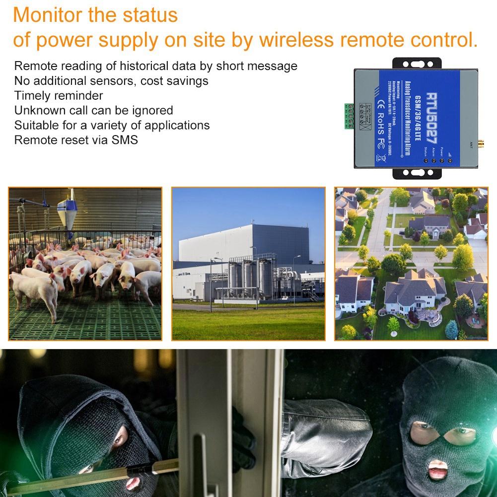 Аналоговый GSM-датчик оповещения, мониторинг состояния питания, контроллер сигнализации