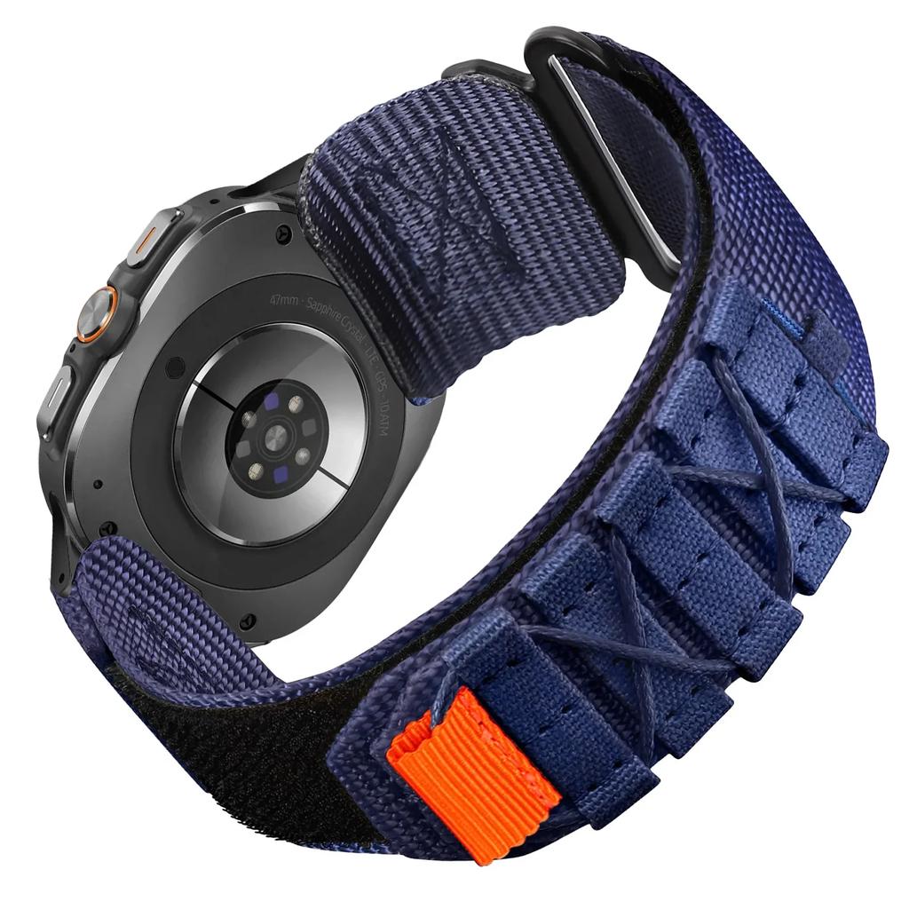 Нейлоновый ремешок No Gaps для Samsung Galaxy Watch 7 Ultra 47 мм, спортивный браслет Quick Fit Band для Galaxy Watch Ultra 47 мм