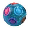 Creative Magic Rainbow Ball Cube Speed Puzzle Ball Kids Educational Learning Funny Gifts Toys for Children Adult Stress Reliever