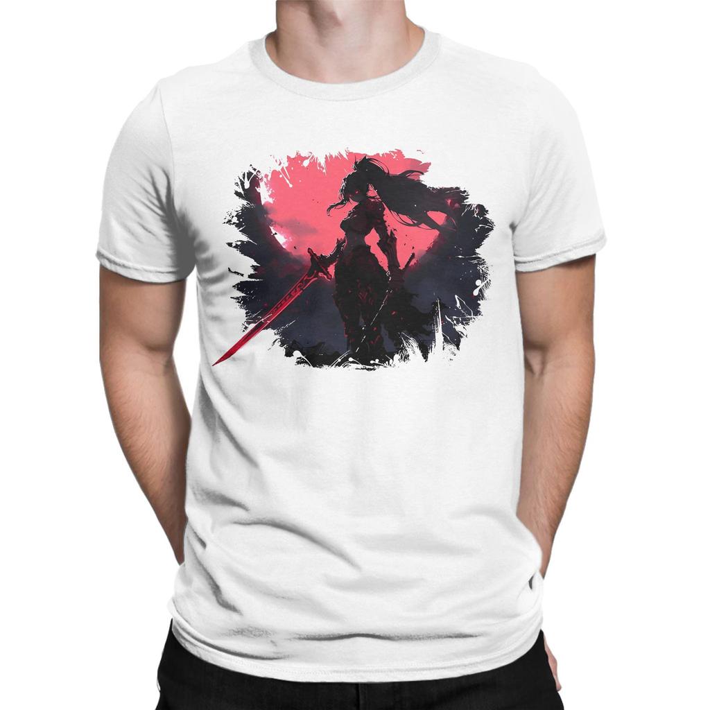 Vintage Stellar Blade T-Shirt Men Crew Neck Pure Cotton T Shirt Eve Short Sleeve Tee Shirt Gift Idea Clothing