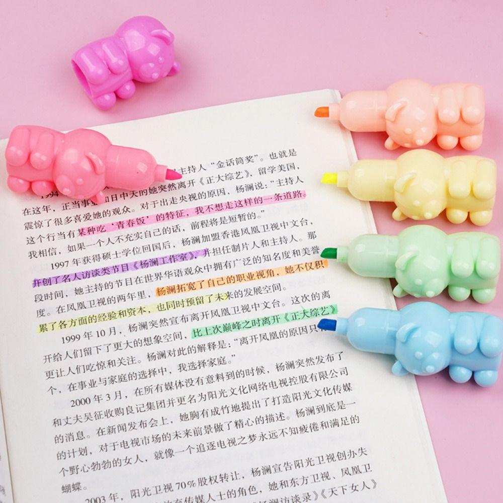Student Gift Creative Stationery Line Color Marker Pen Hand Account Pen Fluorescent Pen Highlighter