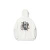 Мужские толстовки с капюшоном Li Ning Skateboard Series Pattern Printed Loose Hoodie Off-White AWDU321-3