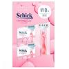 SChick Hydro SChick Chic Hydro Silk Club Pack с основными лезвиями + 8 сменных лезвий