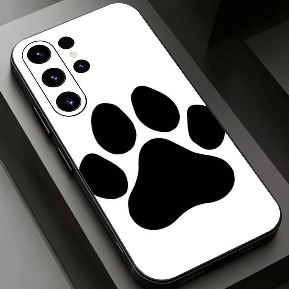 Dog Paw Phone Case for Samsung Galaxy S20,23 Ultra S24,22 Plus S25,26,21FE TPU Cover