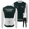 Winter Cycling Set Thermal Fleece Long Sleeve Jersey Bib Pants Road Bike Racing