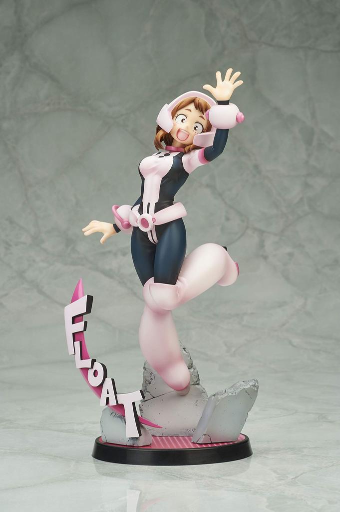 Bell Fine My Hero Academia Uraraka Ochako Hero Suit масштаб ПВХ окрашенный готовый продукт фигурка перепродажа Ver. 1/8