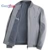 Cozy Up Повседневное пальто Мужские карманы на молнии Куртки Slim Fit Куртка-бомбер Мужская Jaqueta Masculina