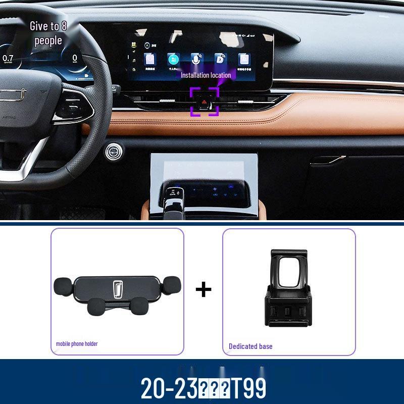 Автомобильный держатель для телефона Bestune T99, зажим, кронштейн для навигации (Модели 2020-2023 гг.)