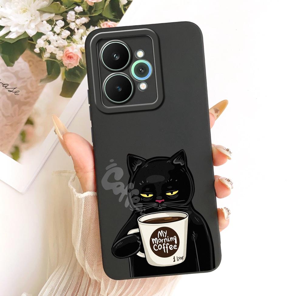 Чехол для Realme 15 Pro Корпус RMX5101 Силиконовый Роскошный Модный Цветы Каваи Милый Расписной Ударопрочный Чехол для Телефона